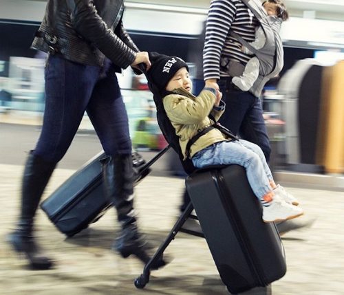 Turn Your Carry On Luggage into a Travelling Seat for Toddlers Buy Ship MY Shop Worldwide and Ship Malaysia