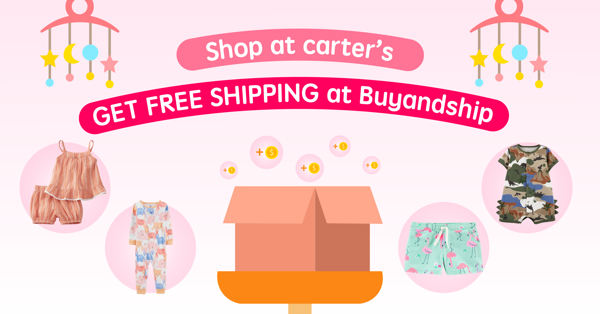 【Limitedtime at Carter’s US and get free shipping at
