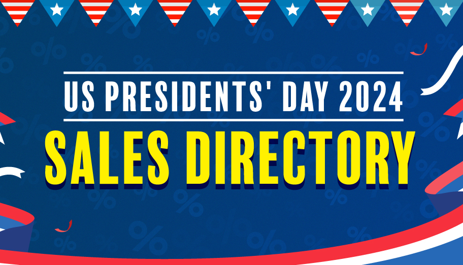 US Presidents’ Day Sales Directory 2025! Shop 40+ Deals & Promo Codes