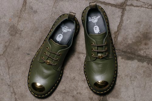 bathing ape doc martens