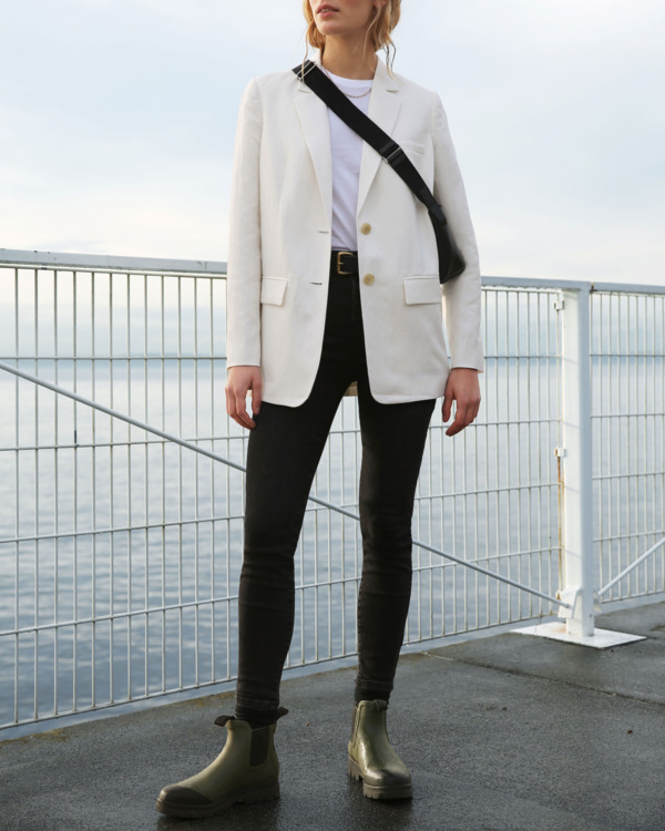 everlane pink rain boots