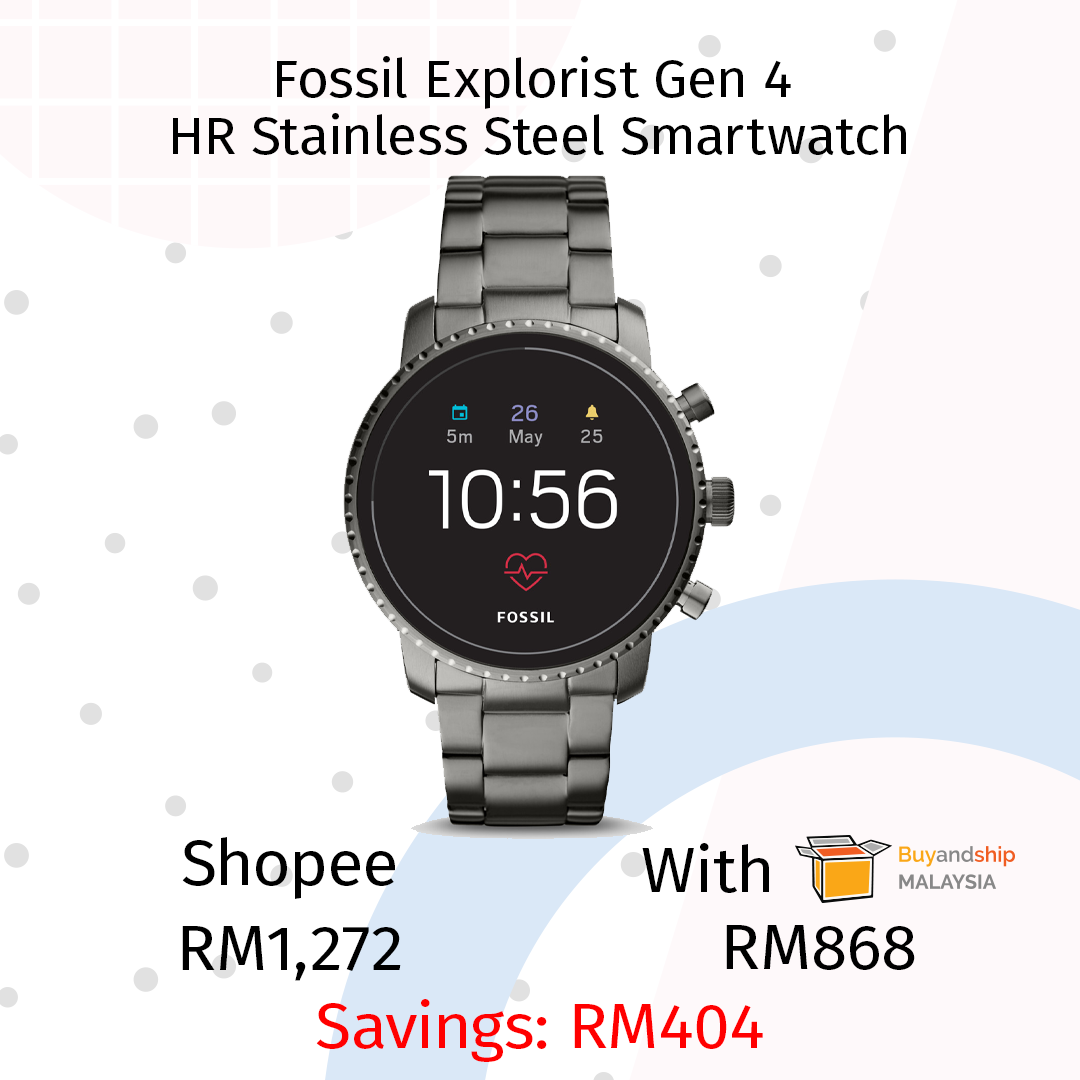 fossil explorist gen 4 black