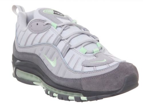 grey and mint green air max 98