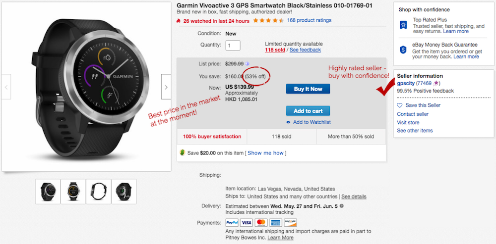 garmin ebay