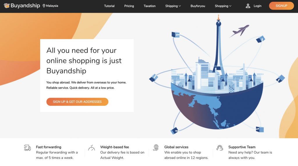 Amazon Shopping Guide 1-Visit Buyandship Website