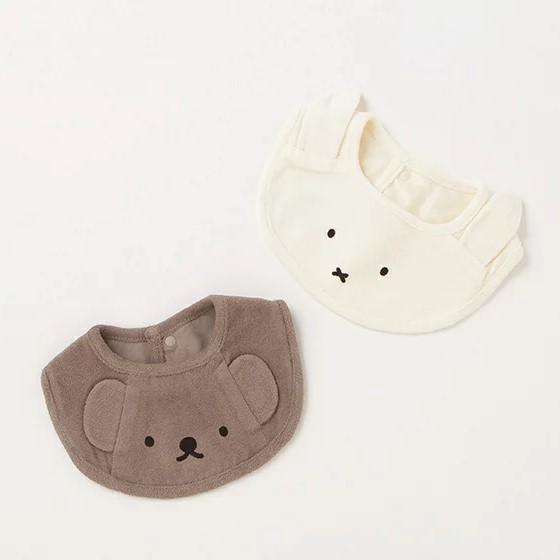 Miffy baby bib and burp cloth - rakuten japan