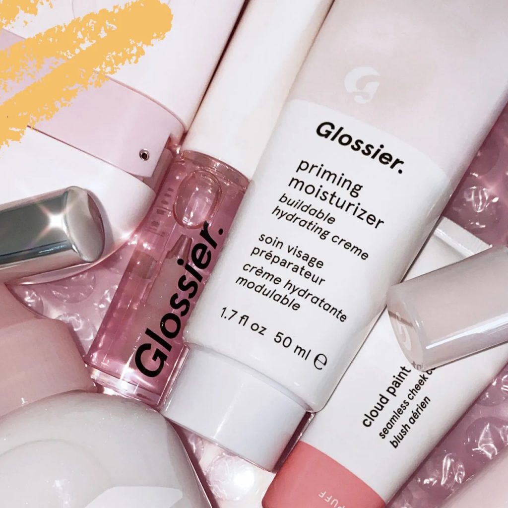 Top online shopping site : glossier