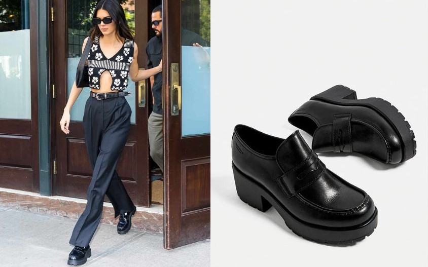 Shop Vagabond Loafers and Shoes Styles Spotted on Kendall Jenner!