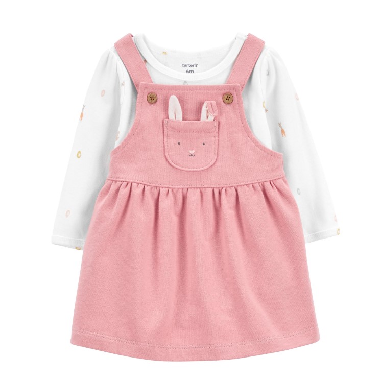 Carters Baby 2-Piece Bunny Bodysuit & Jumper Set