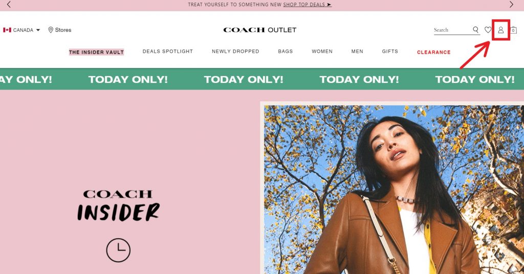 Coach Outlet CA Shopping Tutorial 3: visit Coach Outlet CA website 