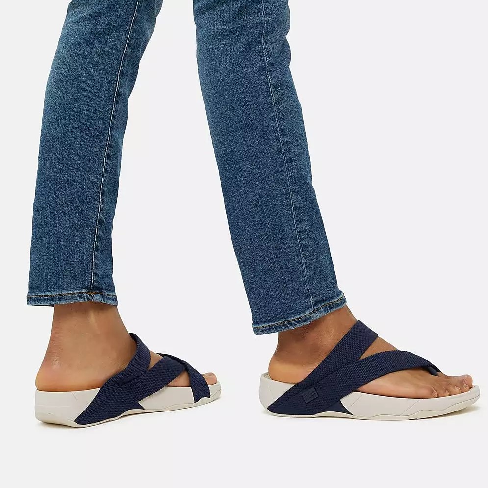 Fitflop Men's Sling Weave Toe-Post Sandals