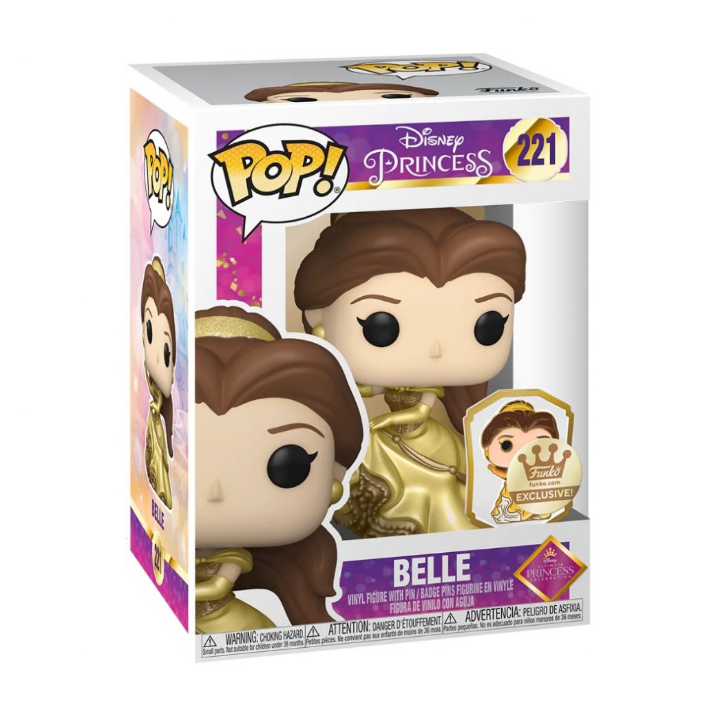 Funko Pop! Belle with Pin - Ultimate Princess Collection