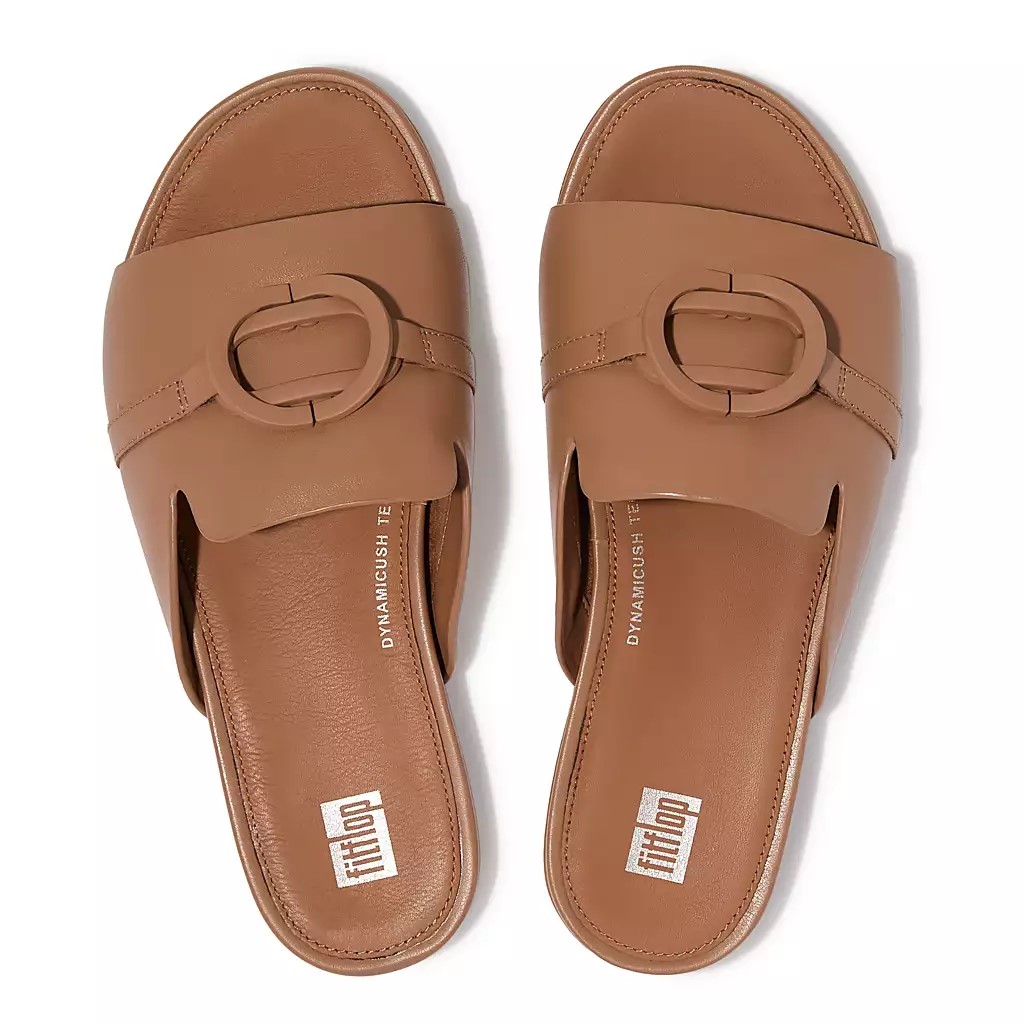 Fitflop Women's Gracie Circlet Leather Slides