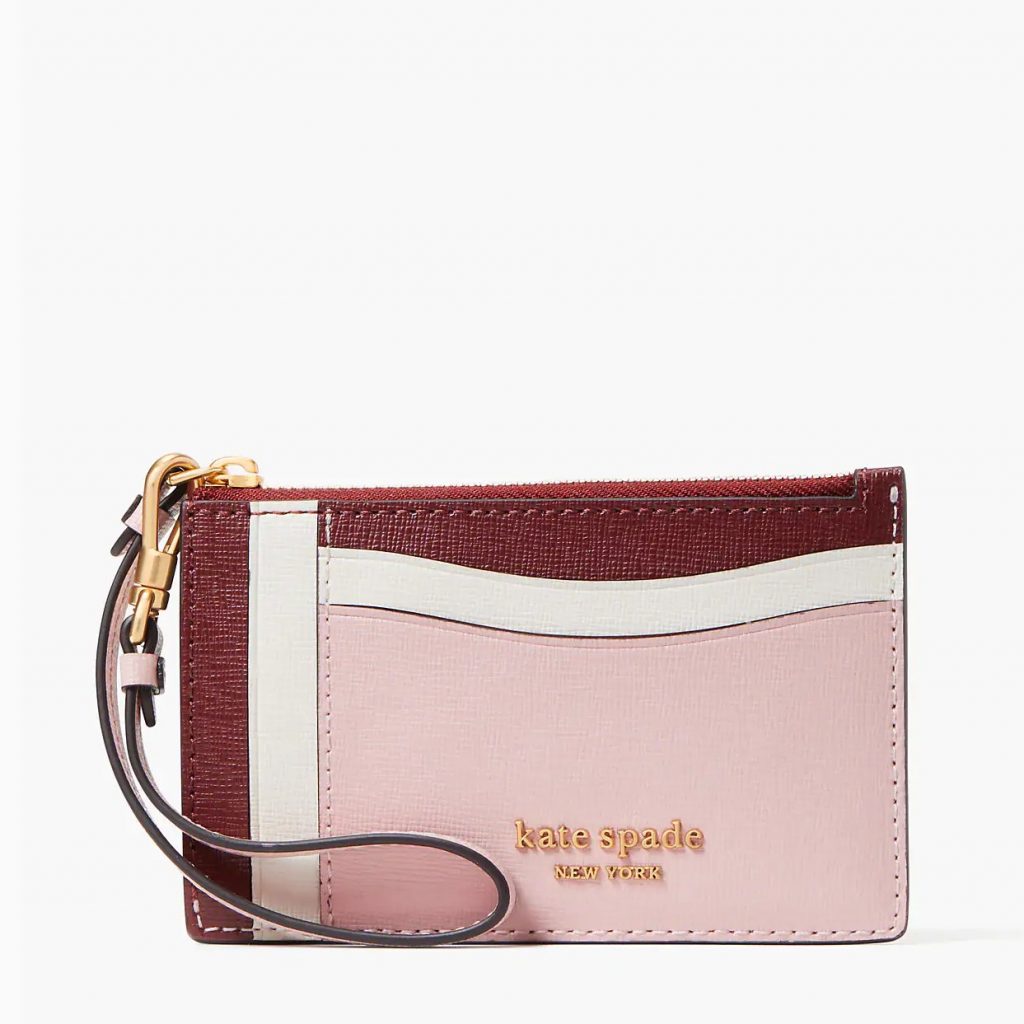 Kate Spade Morgan Colorblocked Card Case Wristlet