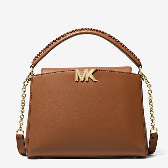 Michael Kors US : Karlie Medium Leather Satchel