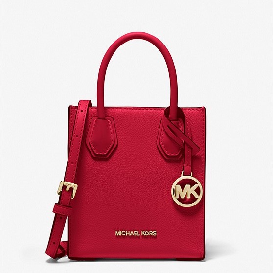 Michael Kors US : Mercer Extra-Small Pebbled Leather Crossbody Bag