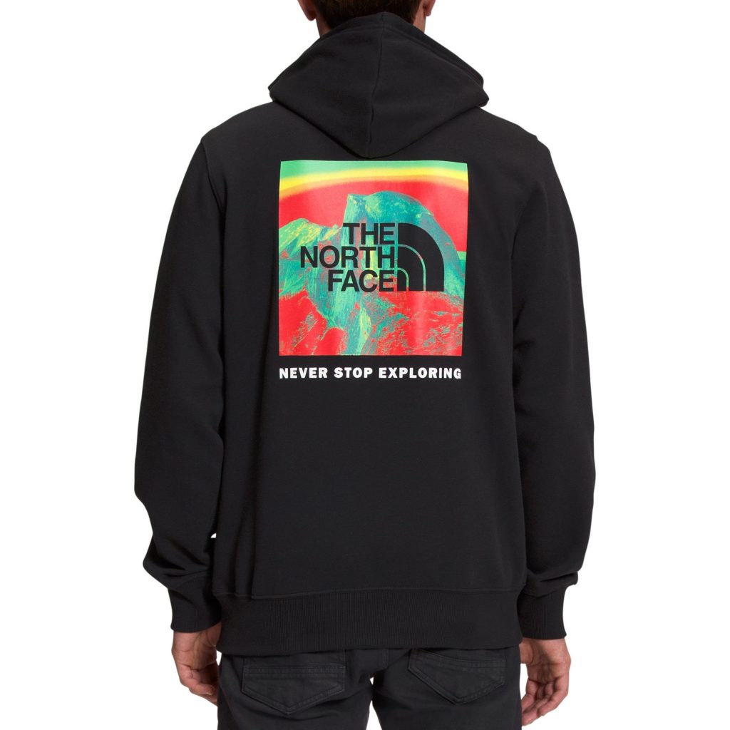 The North Face Men's Printed Box Neon Hoodie