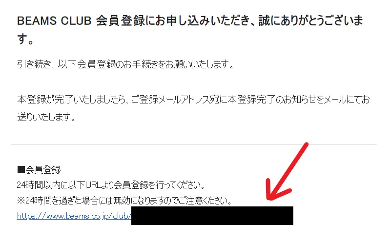 Beams Japan Shopping Tutorial 6: verify beams account on your email