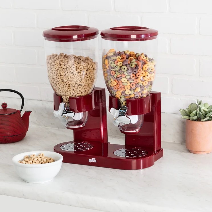 Zevro Double Cereal Dispenser 