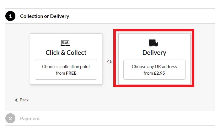 George @ ASDA UK Shopping Tutorial 7: choose delivery method
