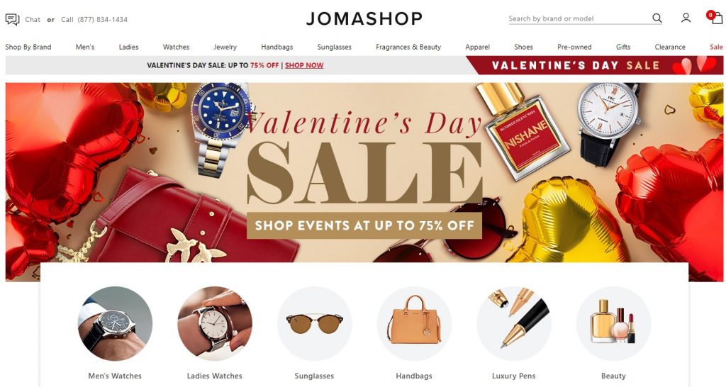 Jomashop US Shopping Tutorial 3: visit Jomashop online store
