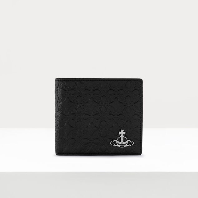 Vivienne Westwood Embossed Men's Wallet with Coin Pocket