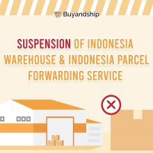 Suspension of Indonesia Warehouse &amp; Indonesia Parcel Forwarding Service