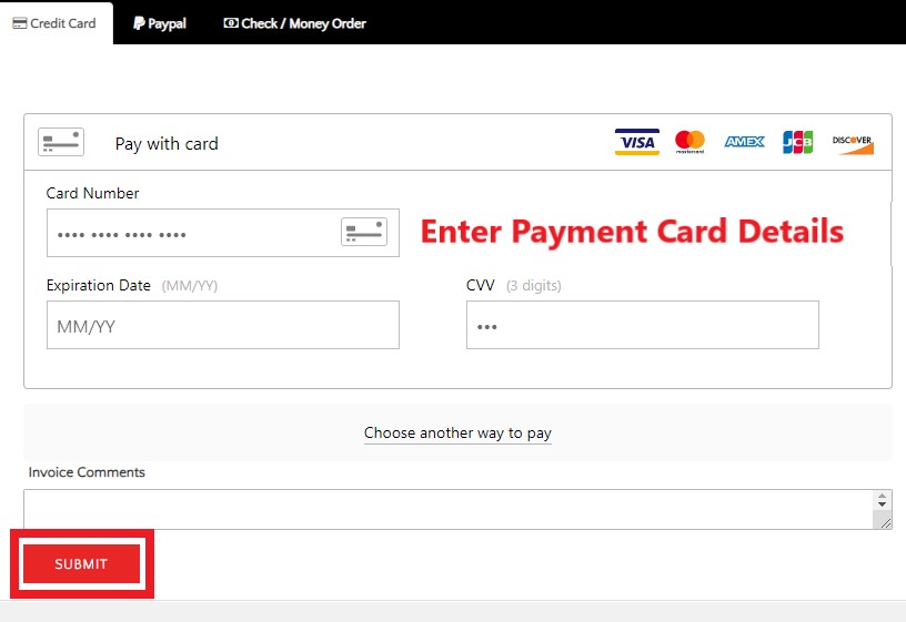MLTD US Shopping Tutorial 8: choose payment method, pay and submit order