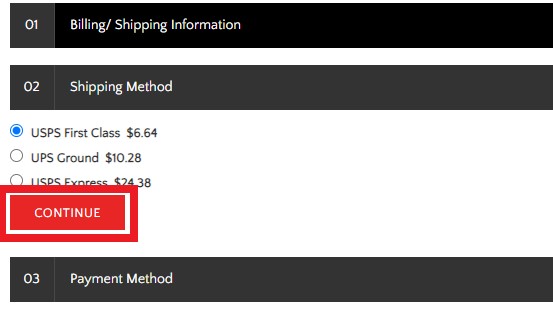 MLTD US Shopping Tutorial 7: select your shipping method