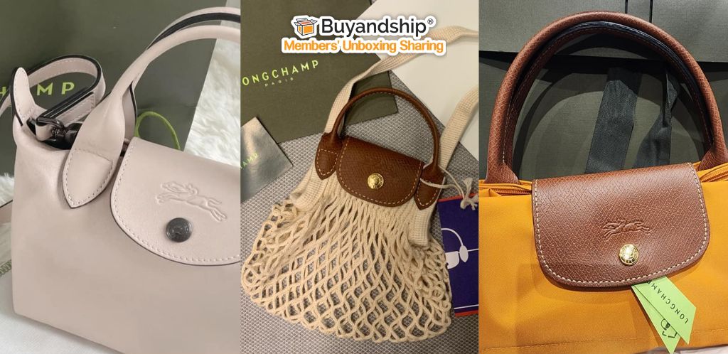 Longchamp unboxing sharing by Buyandship's member