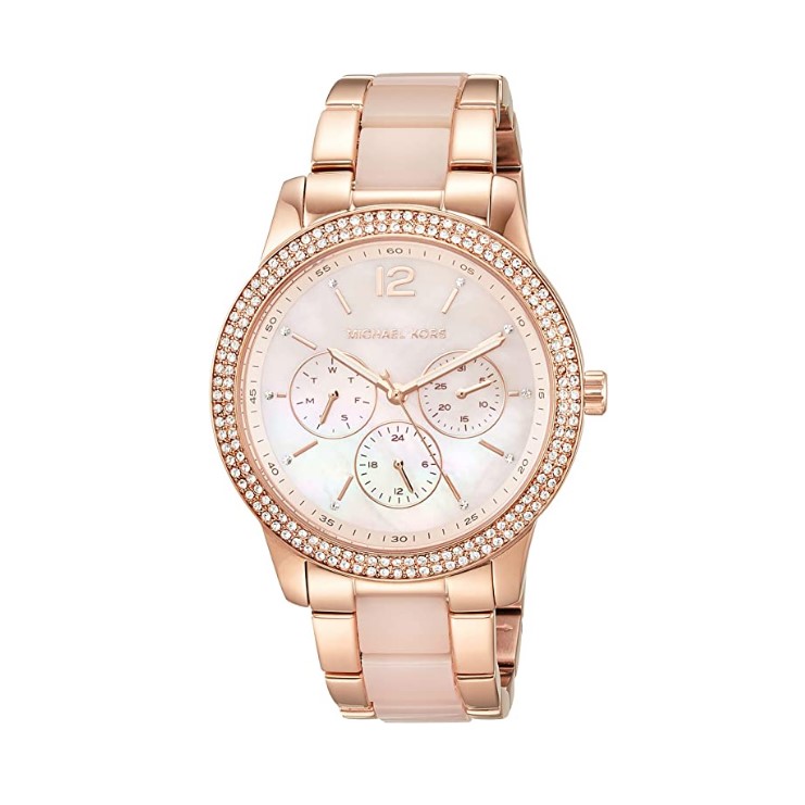 Amazon Japan Michael Kors Women's Tibby Pave Rose Gold Watch
