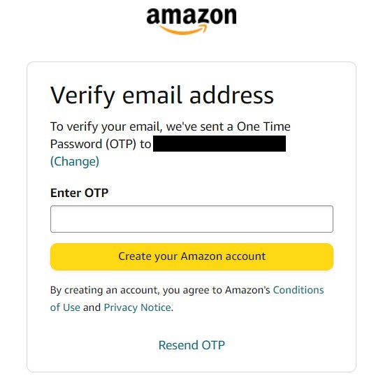 Amazon JP Registration Tutorial 3: verify email address
