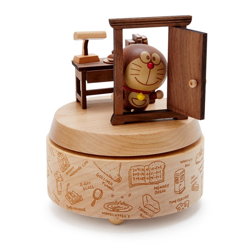 Sanrio JP Doraemon Wooden Music Box