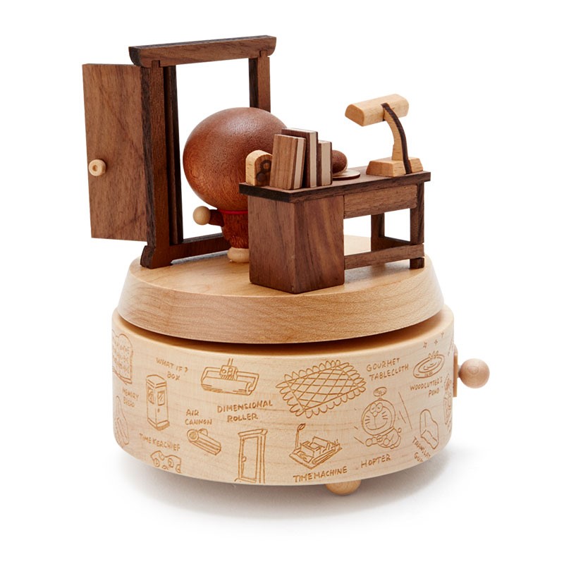 Sanrio JP Doraemon Wooden Music Box