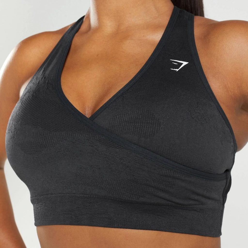 Gymshark top picks-Adapt Camo Seamless Sports Bra