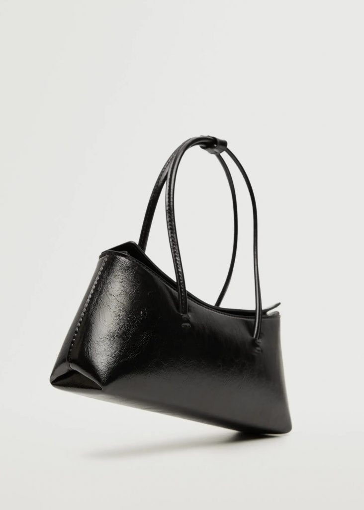 New Styles to Shop from Mango Outlet: Black Shoulder Bag