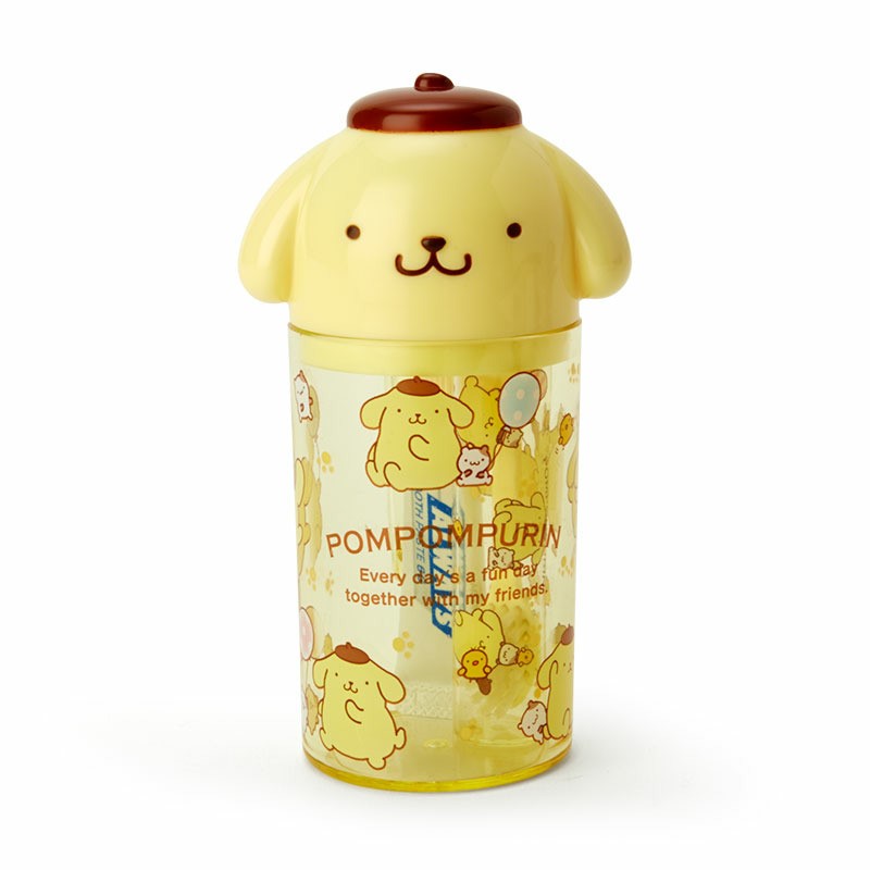 Sanrio JP Pompompurin Toothbrush Set with Cup