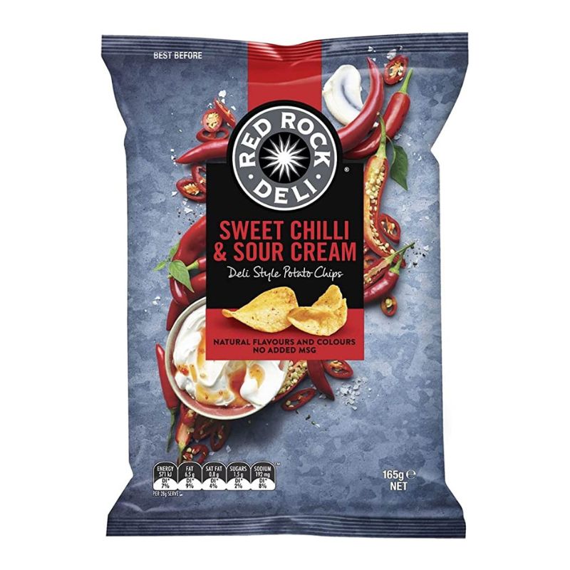 Top 10 Australian Souvenirs : Red Rock Deli Sweet Chilli And Sour Cream Potato Chips
