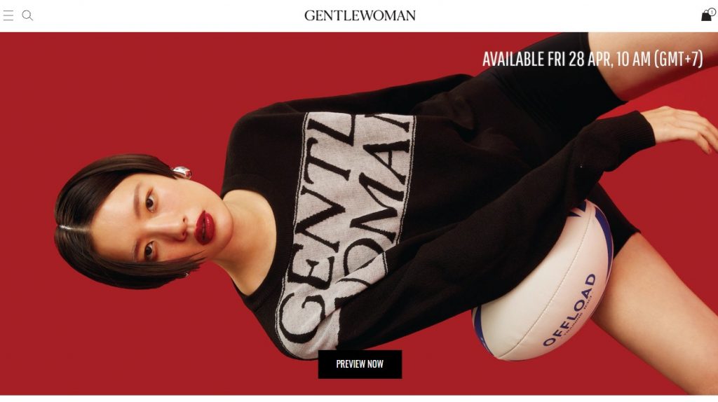 Gentlewoman Thailand Shopping Tutorial 3: visit website and browse