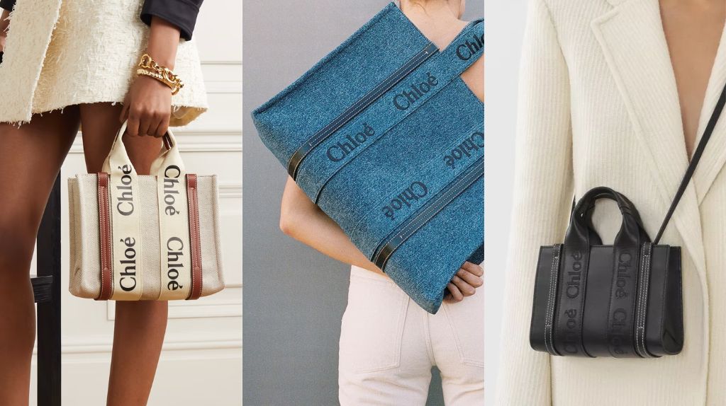 Shop Chloé Woody Tote Bags from Italy!