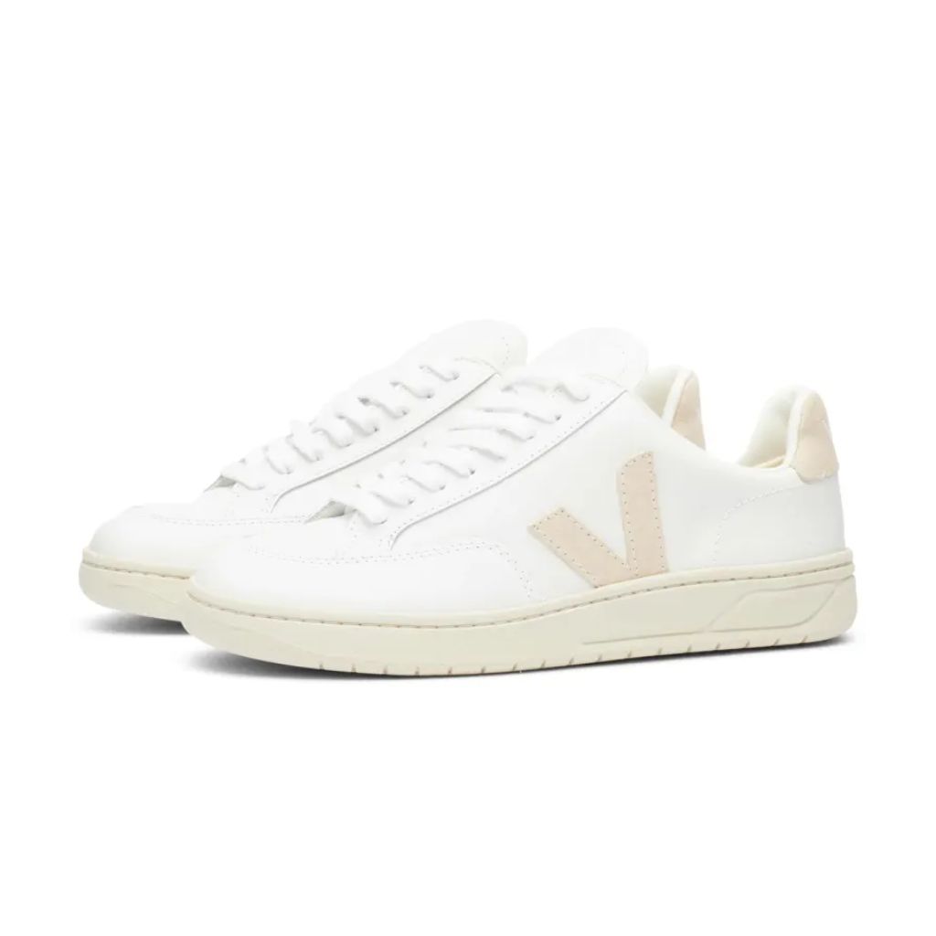 END Clothings US Deals: VEJA V-12 Women's Sneakers in White & Sable