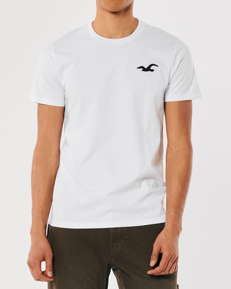 Hollister Bold Logo Icon Crew Men's T-Shirt