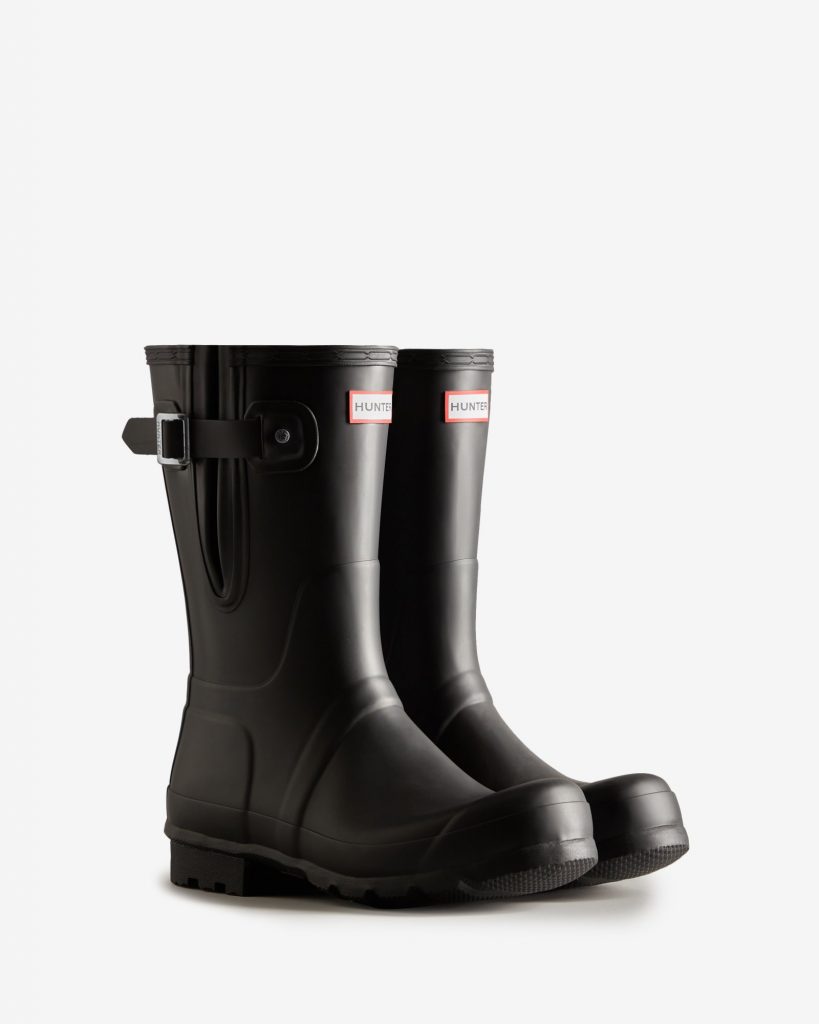 Hunter Men's Short Side Adjustable Rain Boots