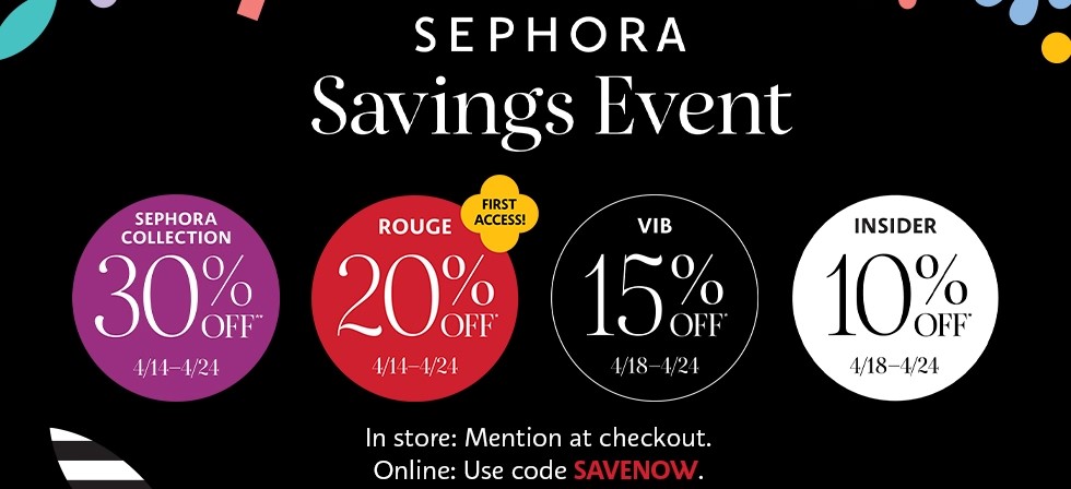 Sephora Savings Event US