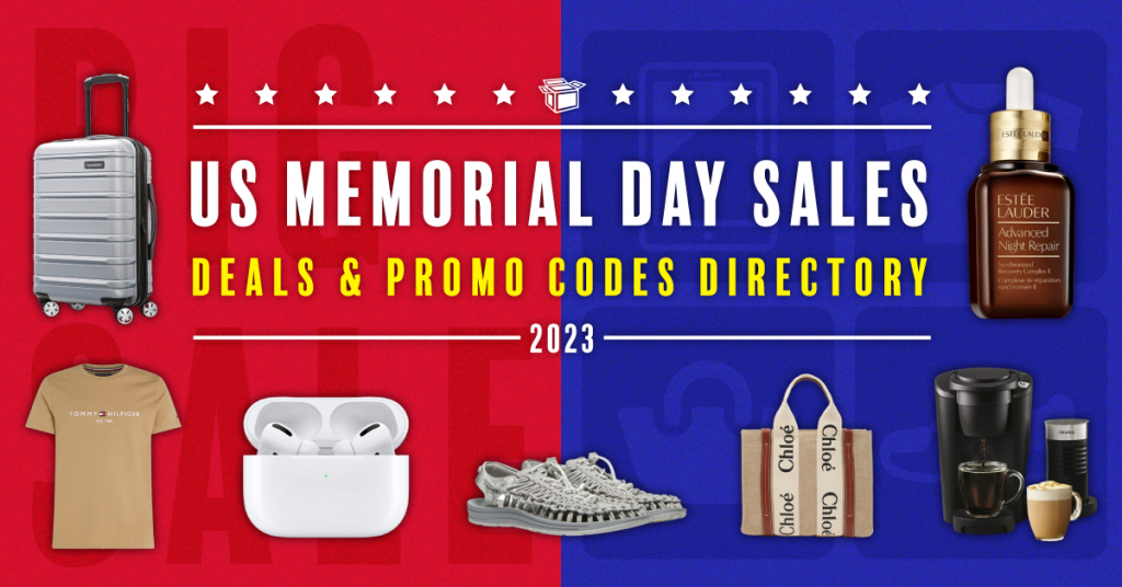 US Memorial Day Sales Directory 2023! Shop 50+ Deals & Promo Codes