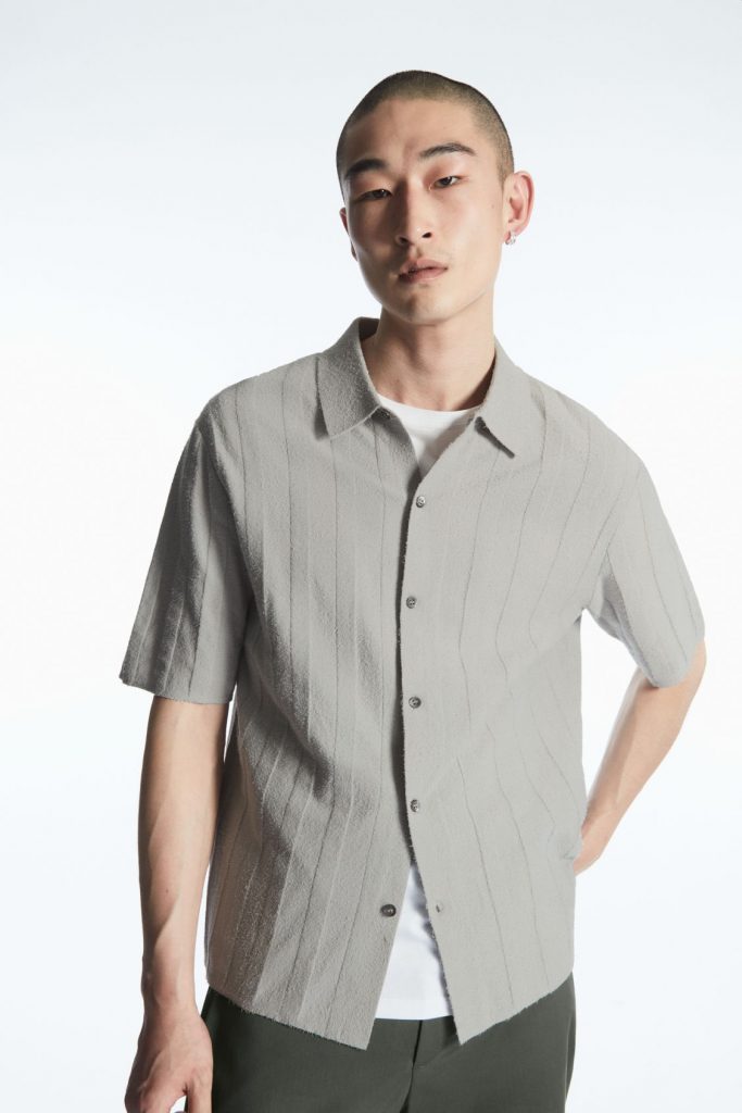 COS Deals: TEXTURED STRIPED KNITTED SHIRT