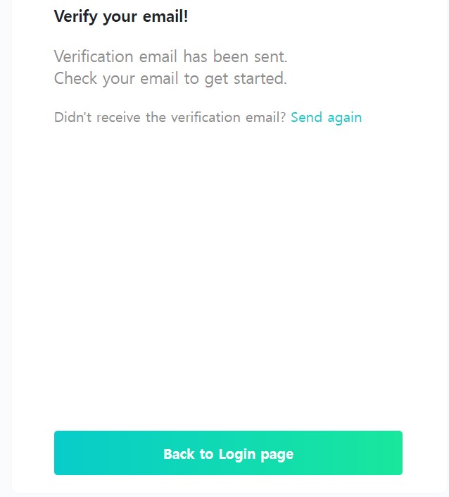 Weverse KR Shopping Tutorial 6: verify email