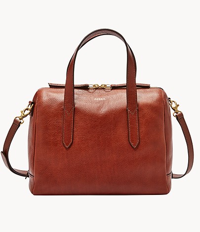 Fossil US Deals: Women's Sydney Leather Satchel