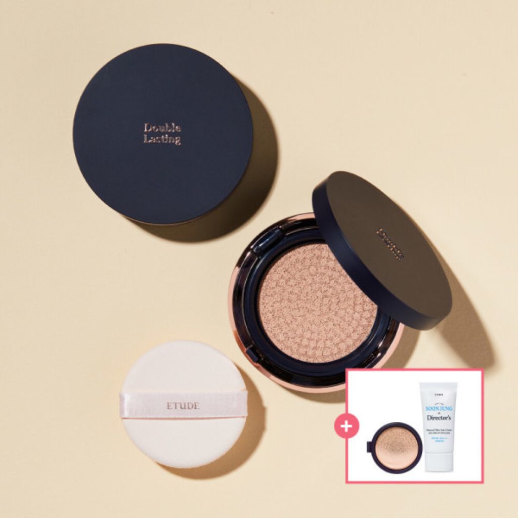 Bestselling items on Gmarket: Etude House Double Lasting Matte Cushion with Refill & Sunscreen Set