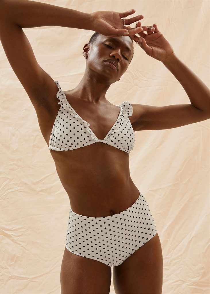 & Other Stories: Frilled Triangle Bikini Top